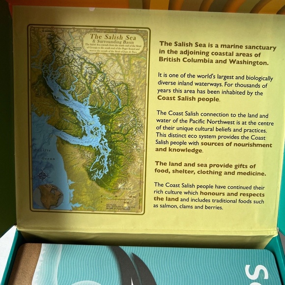 Lot of 2 Usborne Animal Stencil Cards And Salish Sea Flash Cards Educational - Picture 6 of 12